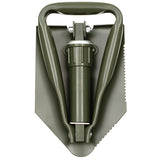 MFH Klappspaten BW 3-teilig in oliv mit Tasche klappbar