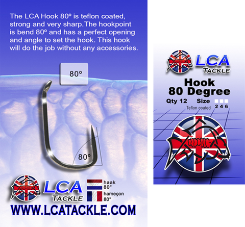 LCA Tackle Hook 80 Degree Karpfenhaken - CarpDeal