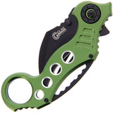 Karambit Taschenmesser grün