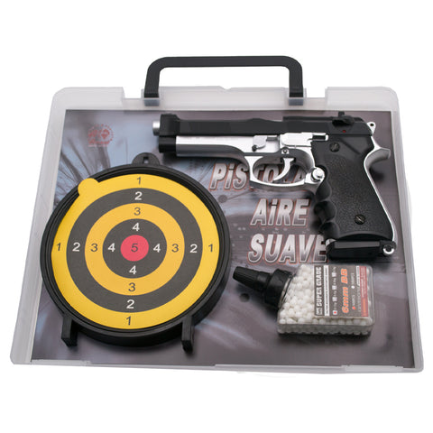 Softair Pistole Set 118BS 6mm < 0,5 J