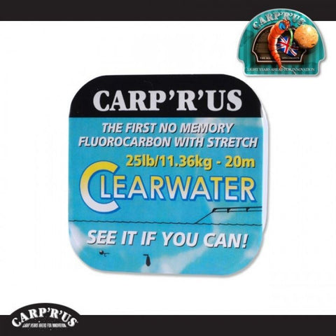 Carp'R'Us - Clearwater Fluorocarbon - 25lb (20 m) - CarpDeal