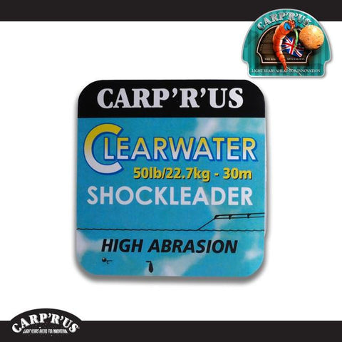Carp'R'Us - Clearwater Fluorocarbon SHOCKLEADER - 50 lb (20 m) - CarpDeal