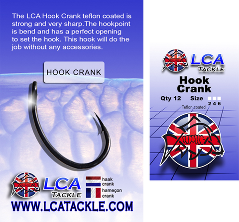 LCA Tackle Crank Hook Karpfenhaken - CarpDeal