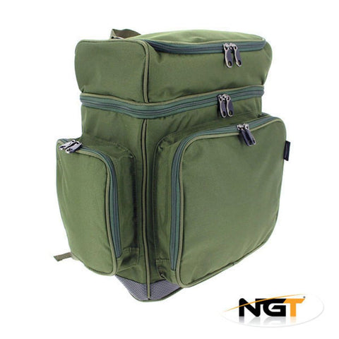 NGT XPR Multi-Compartment Rucksack Green - CarpDeal